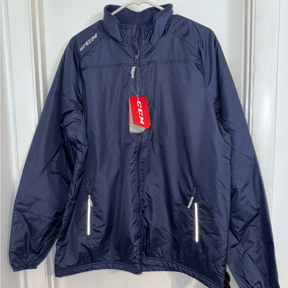CCM Navy Blue Men's Hockey Jacket